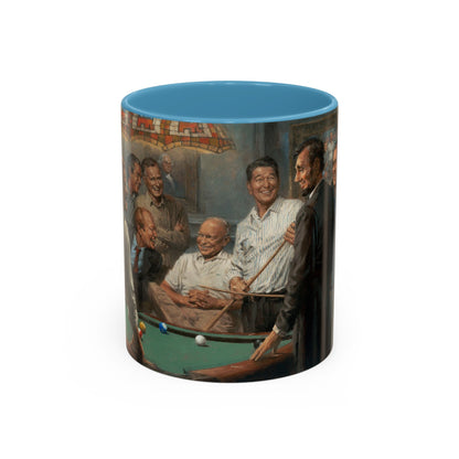 Callin the Blue Coffee Mug - Elegant Accent Coffee Mug 11oz & 15oz with Presidential Gathering Design