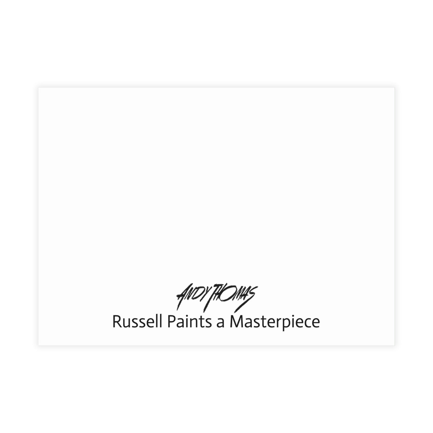 Note Cards: Russell Paints a Masterpiece - Envelopes Included