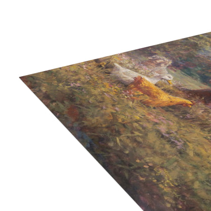 Note Cards: Goose Girl | Elegant Animal - Envelopes Included