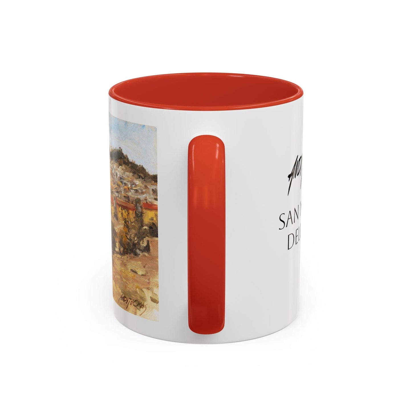 San Nicola dell'Alto - Elegant Accented Coffee Mug - 11oz & 15oz - Italian Landscapes - Andy Thomas Designs