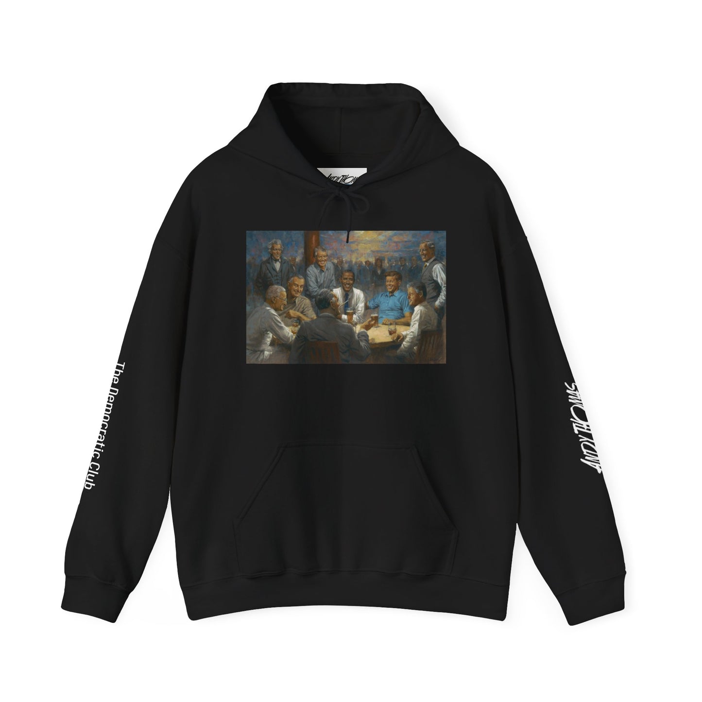 The Democratic Club Hoodie — Presidential Group Portrait Pullover