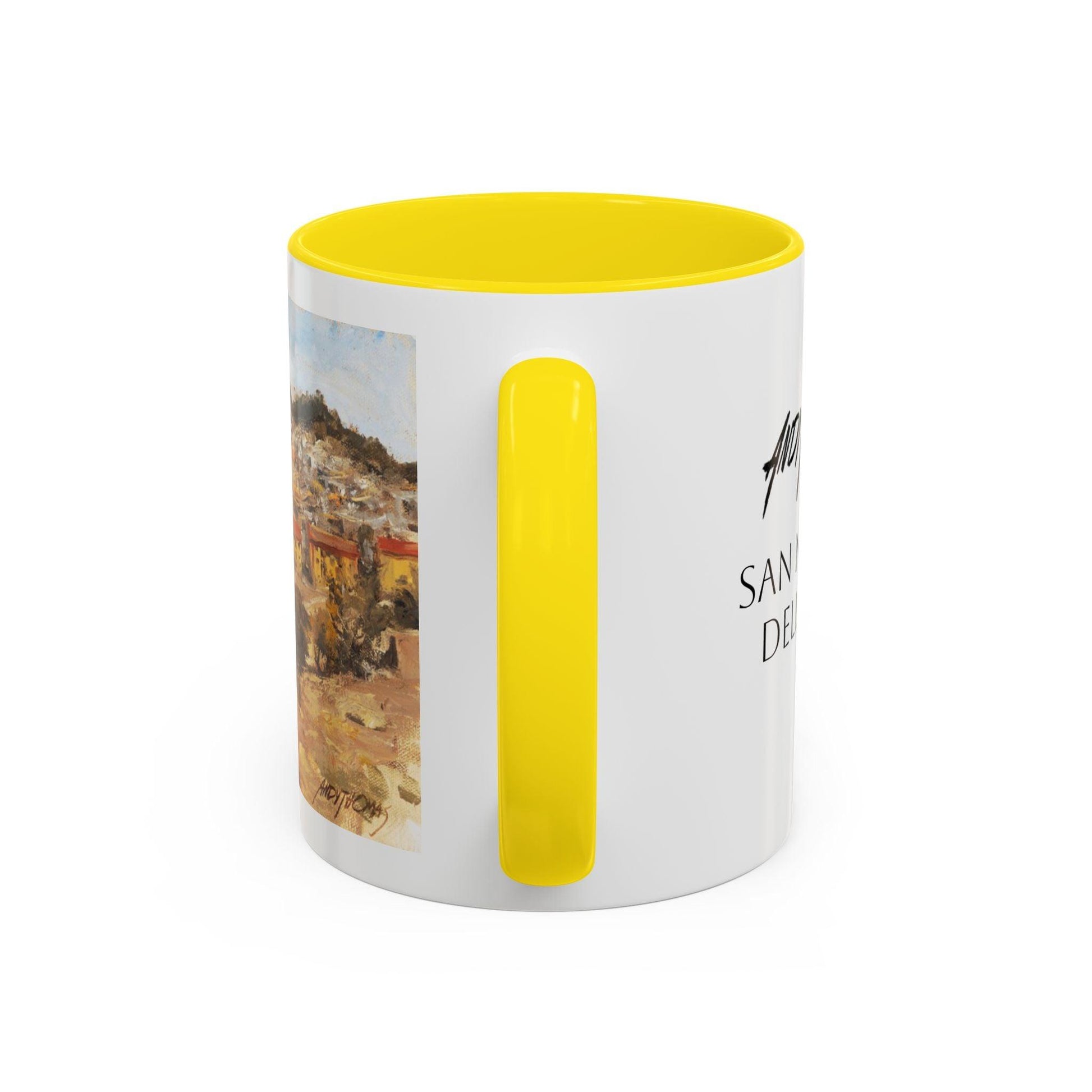 San Nicola dell'Alto - Elegant Accented Coffee Mug - 11oz & 15oz - Italian Landscapes - Andy Thomas Designs