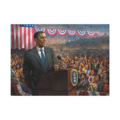 Note Cards: Change | Acceptance Speech of President Obama on Inauguration Day - Envelopes Included