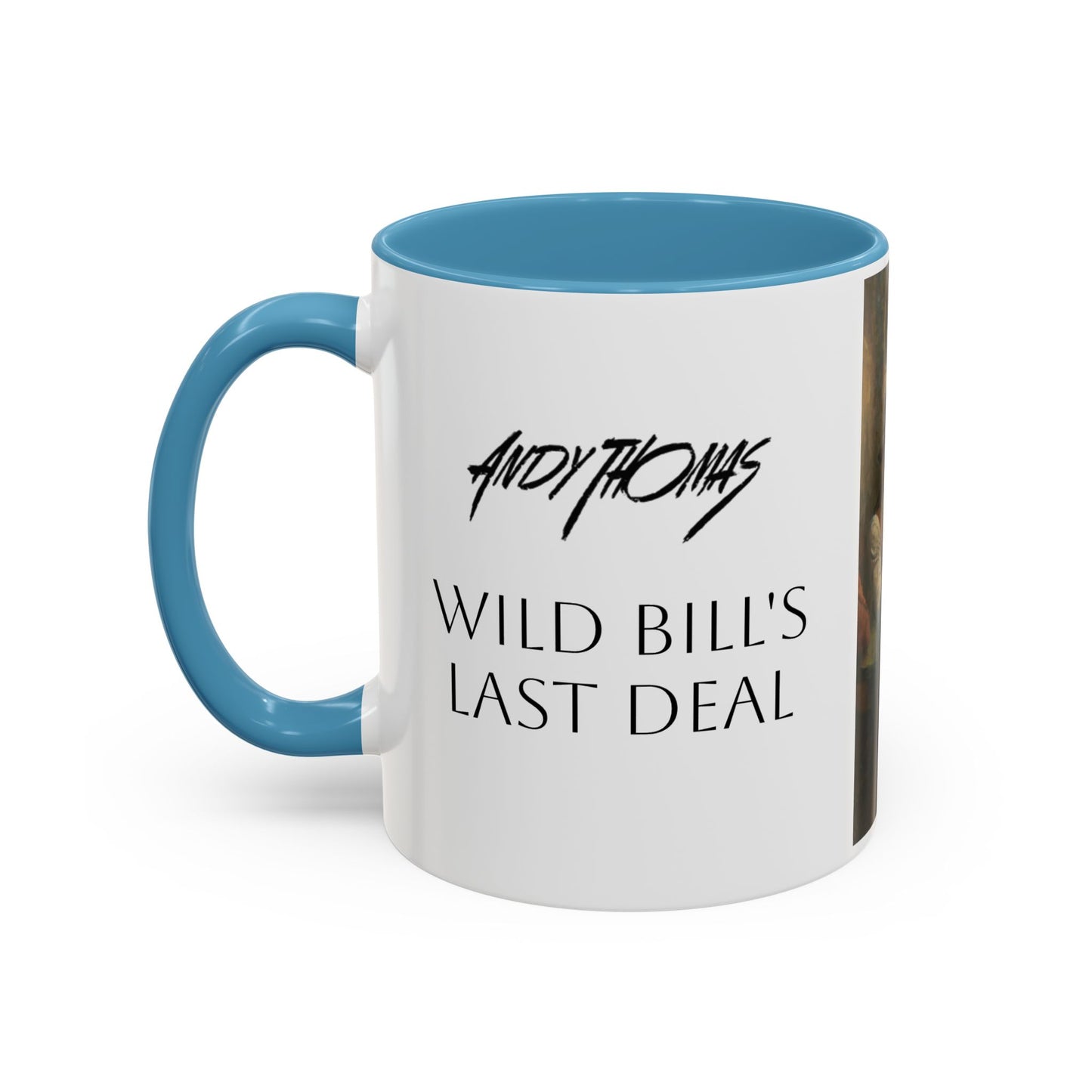 Wild Bill's Last Deal | Vintage Poker Western Art Coffee Mug - 11 & 15 oz