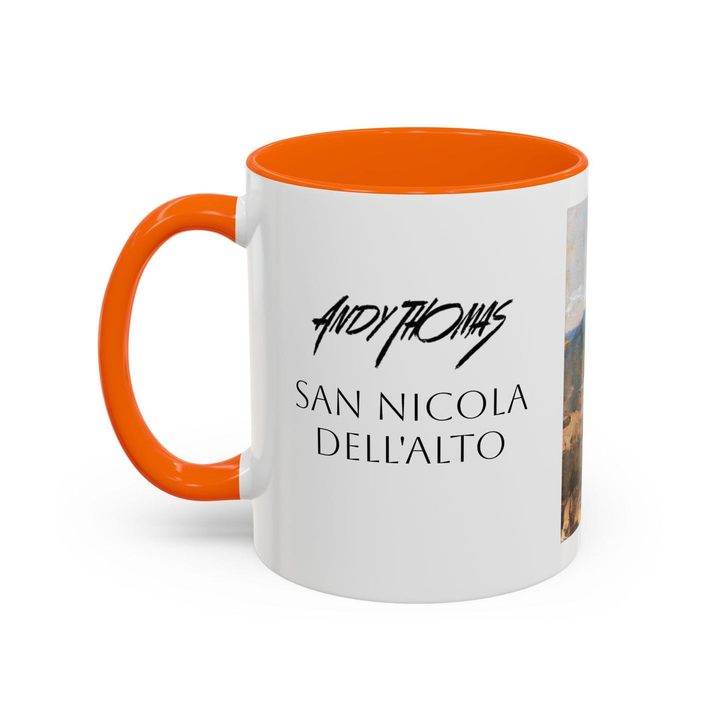 San Nicola dell'Alto - Elegant Accented Coffee Mug - 11oz & 15oz - Italian Landscapes - Andy Thomas Designs