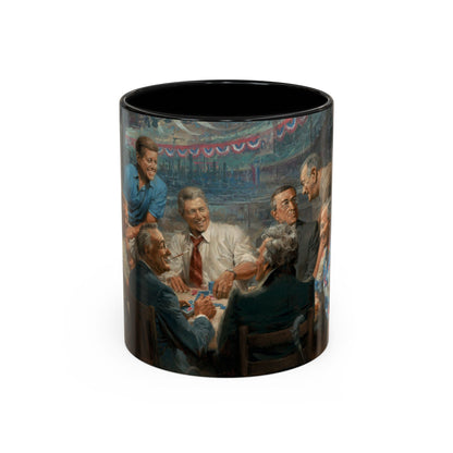 Callin the Blue Coffee Mug - Elegant Accent Coffee Mug 11oz & 15oz with Presidential Gathering Design