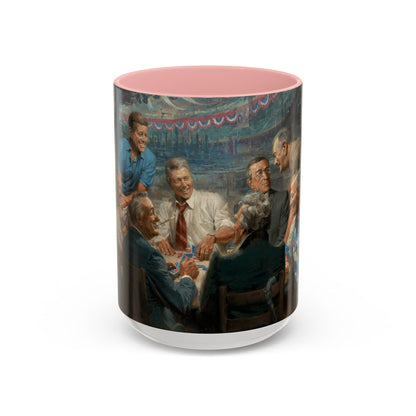 Callin the Blue Coffee Mug - Elegant Accent Coffee Mug 11oz & 15oz with Presidential Gathering Design