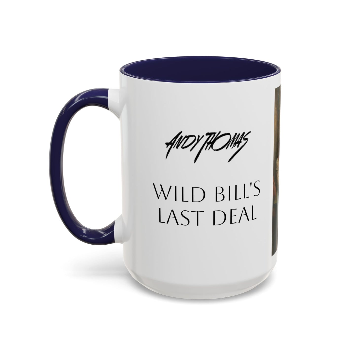 Wild Bill's Last Deal | Vintage Poker Western Art Coffee Mug - 11 & 15 oz