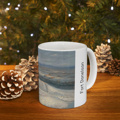 Fort Donelson - Ceramic Mug with Civil War Design.