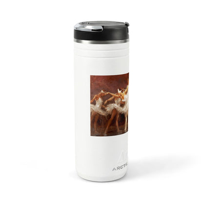 Ballet Dancers 24oz Thermal Tumbler — Vintage Edgar Degas Dance Print