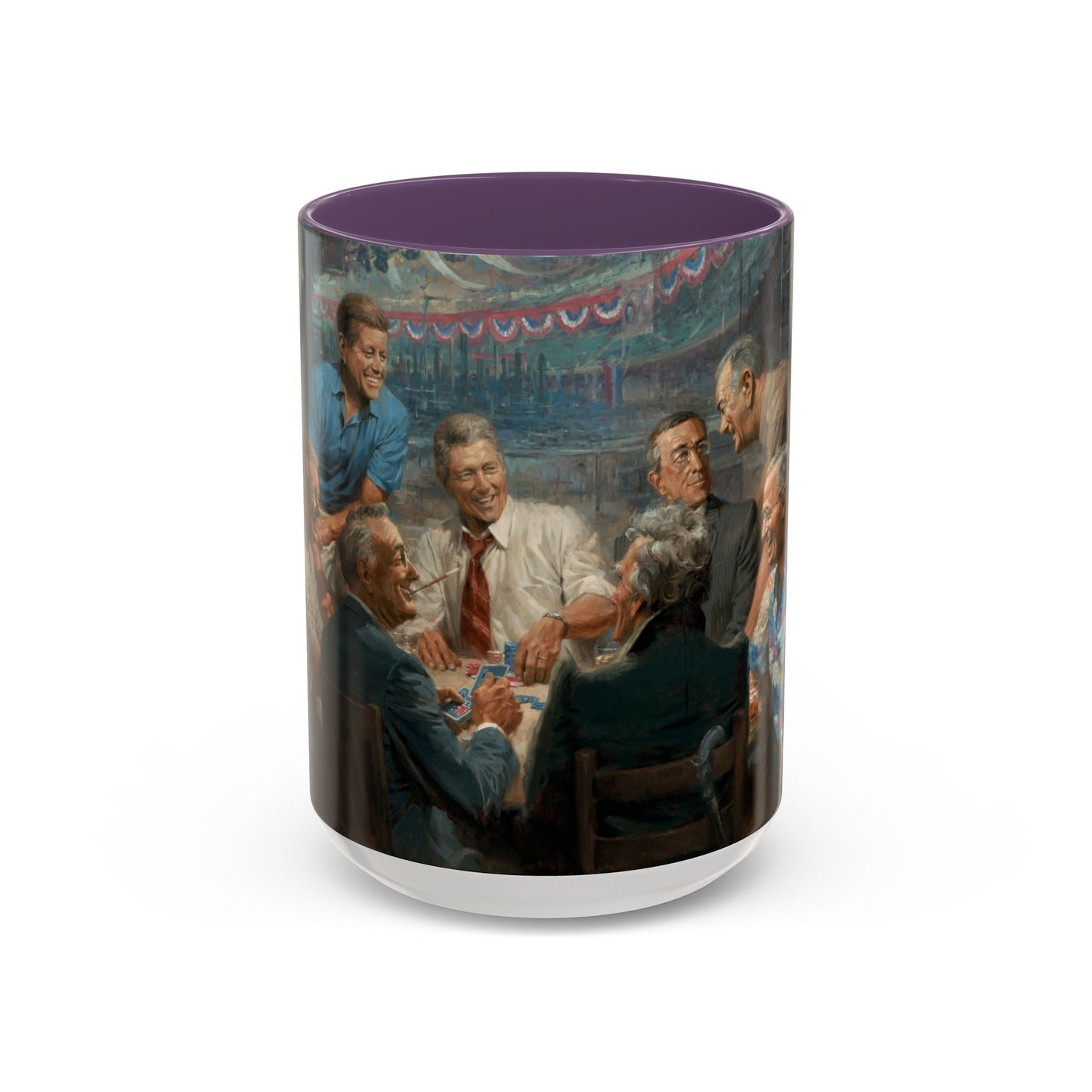 Callin the Blue Coffee Mug - Elegant Accent Coffee Mug 11oz & 15oz with Presidential Gathering Design