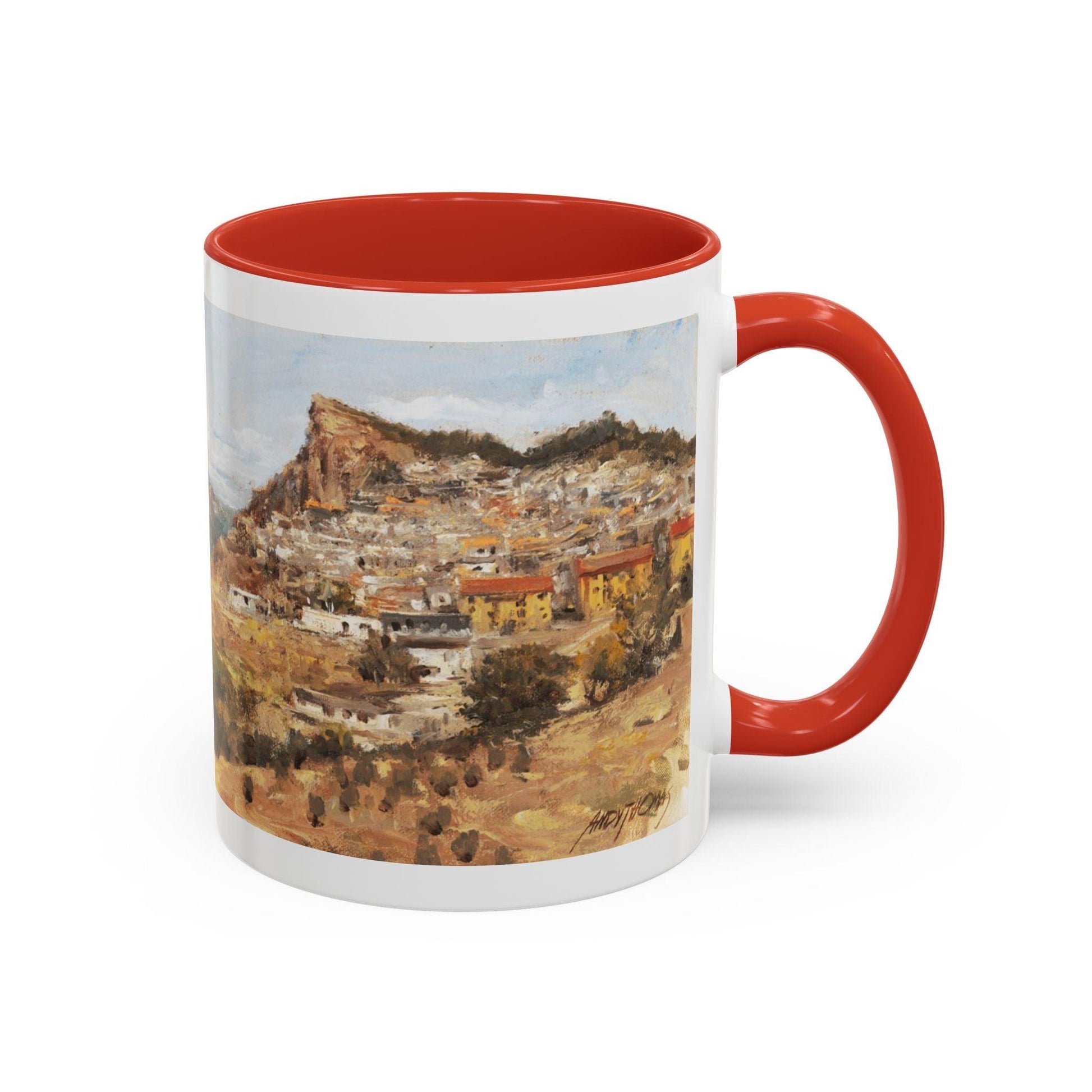 San Nicola dell'Alto - Elegant Accented Coffee Mug - 11oz & 15oz - Italian Landscapes - Andy Thomas Designs