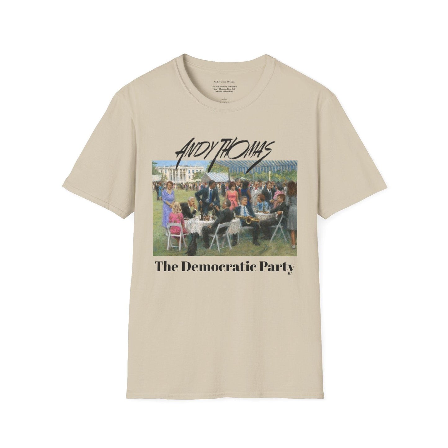 The Dem. Party T-Shirt - President Party at the Whitehouse with Past Presidents. - Andy Thomas Designs