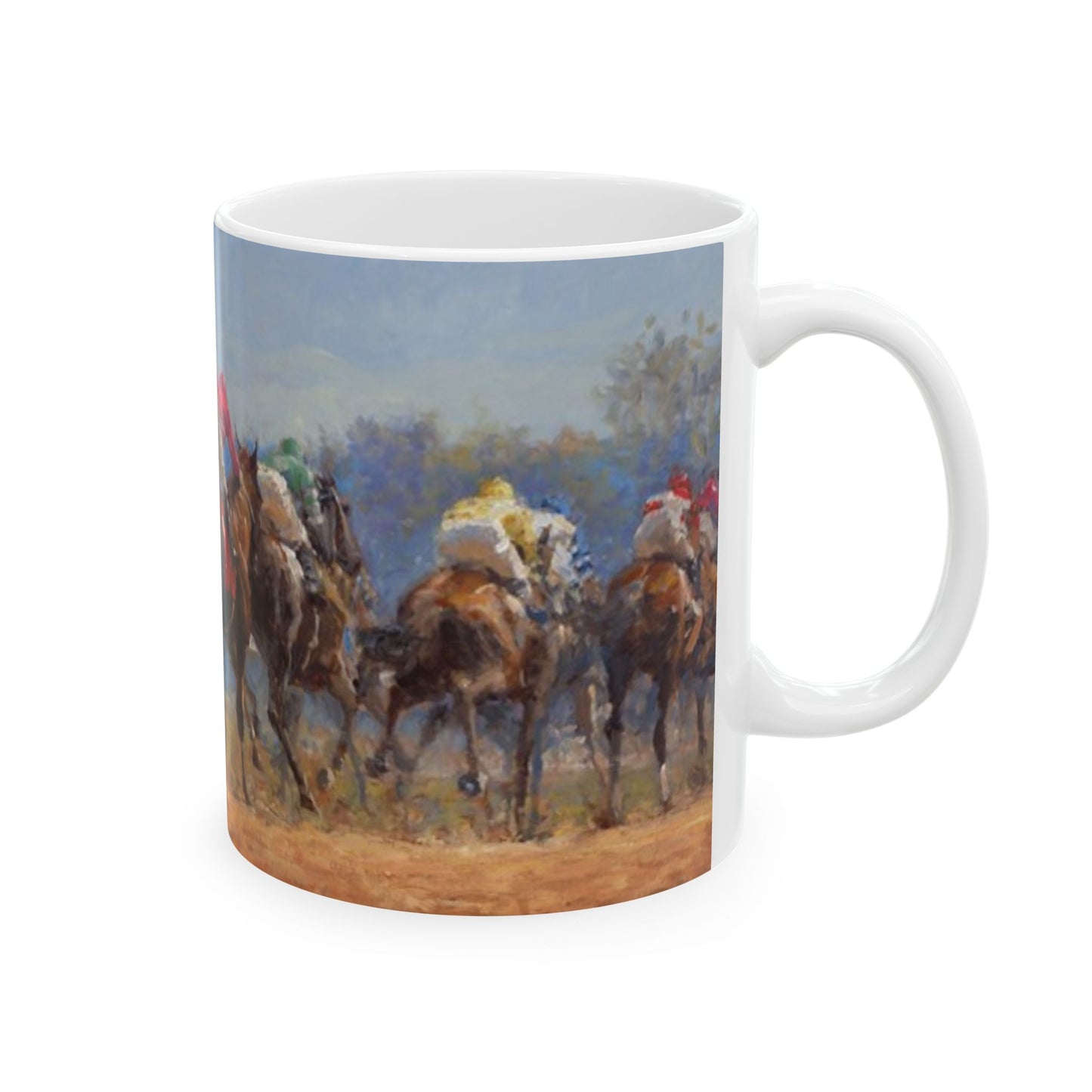Horse Race 2 | Ceramic Mug — Coffee Cup (11oz/15oz)