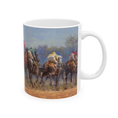Horse Race 2 | Ceramic Mug — Coffee Cup (11oz/15oz)
