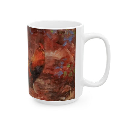 Rooster | Country | Farm | Ceramic Mug — Coffee Cup (11oz/15oz)
