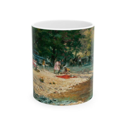 Grandma at the Lake | Ceramic Mug — Coffee Cup (11oz/15oz)