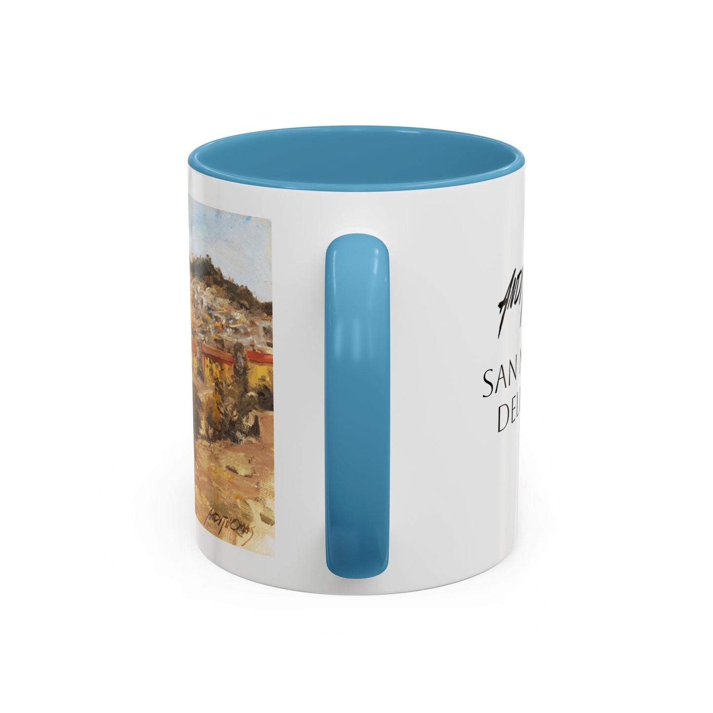 San Nicola dell'Alto - Elegant Accented Coffee Mug - 11oz & 15oz - Italian Landscapes - Andy Thomas Designs