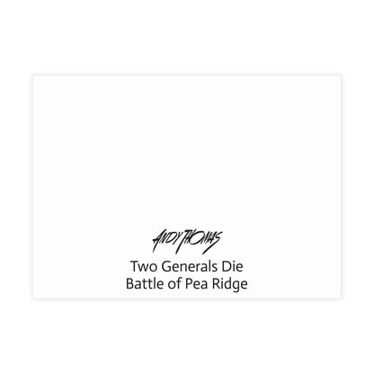 Note Cards: Two Generals Die - Envelopes Included