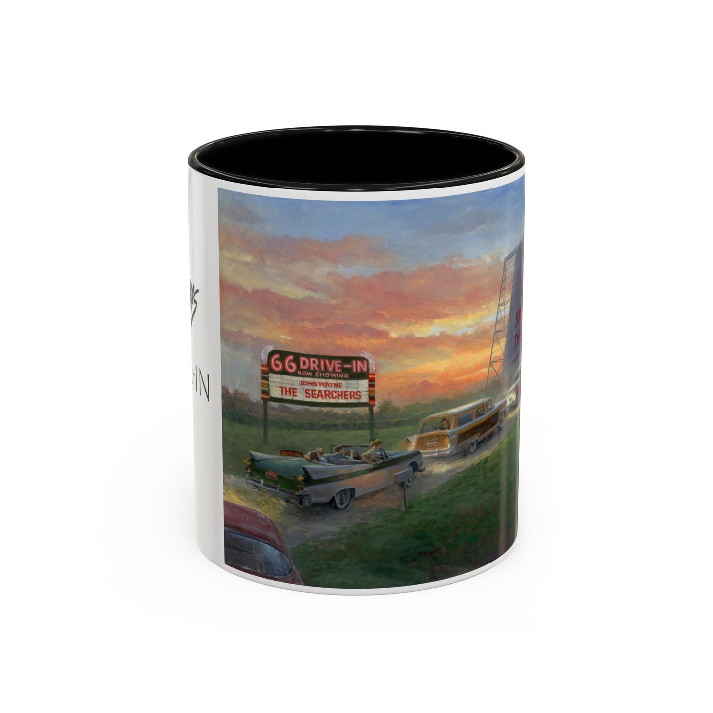 Retro Drive-In Coffee Mug - 66 Theatre Nostalgia