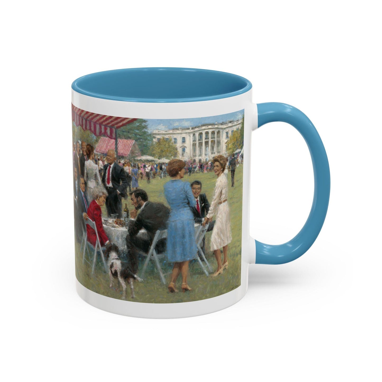 The Repub. Party Coffee Mug - Elegant Accent Coffee Mug 11oz & 15oz with Presidential Gathering Design - Andy Thomas Designs