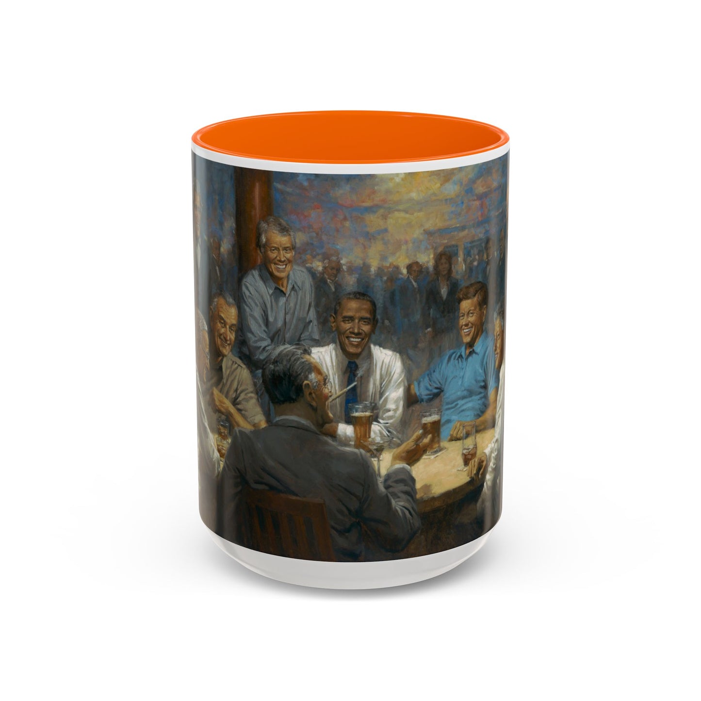 The Democrat Club Coffee Mug - 11oz & 15oz - Past Democrat Presidents Social Club with Obama