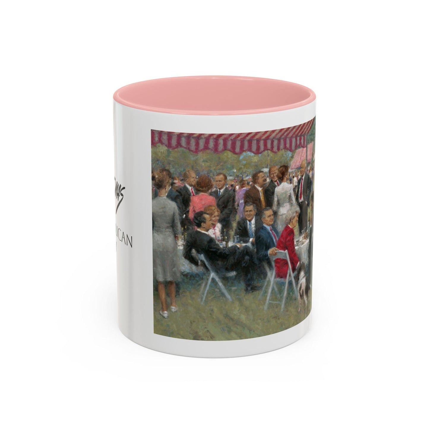 The Repub. Party Coffee Mug - Elegant Accent Coffee Mug 11oz & 15oz with Presidential Gathering Design - Andy Thomas Designs