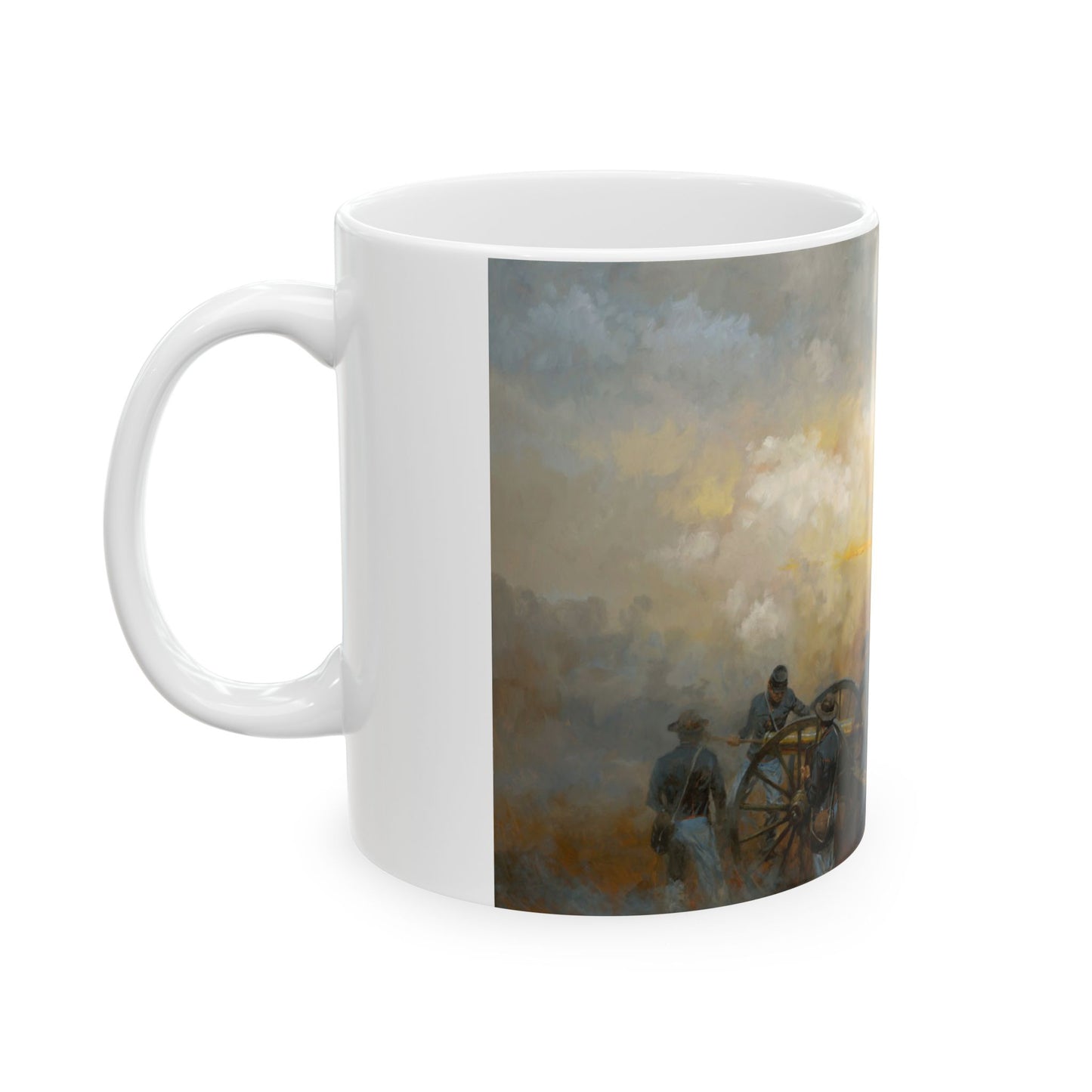 The Very Forest Seemed to Fall - Ceramic Mug with Stones River Civil War Design.