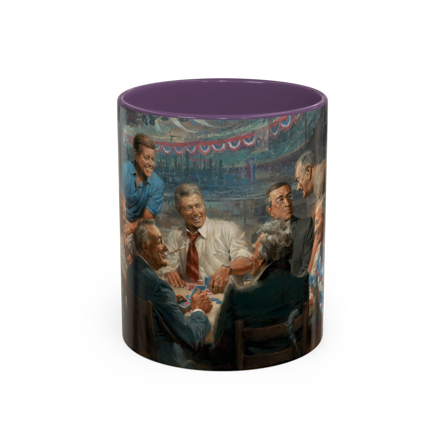 Callin the Blue Coffee Mug - Elegant Accent Coffee Mug 11oz & 15oz with Presidential Gathering Design