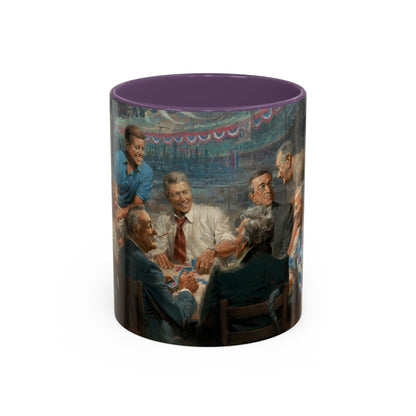 Callin the Blue Coffee Mug - Elegant Accent Coffee Mug 11oz & 15oz with Presidential Gathering Design