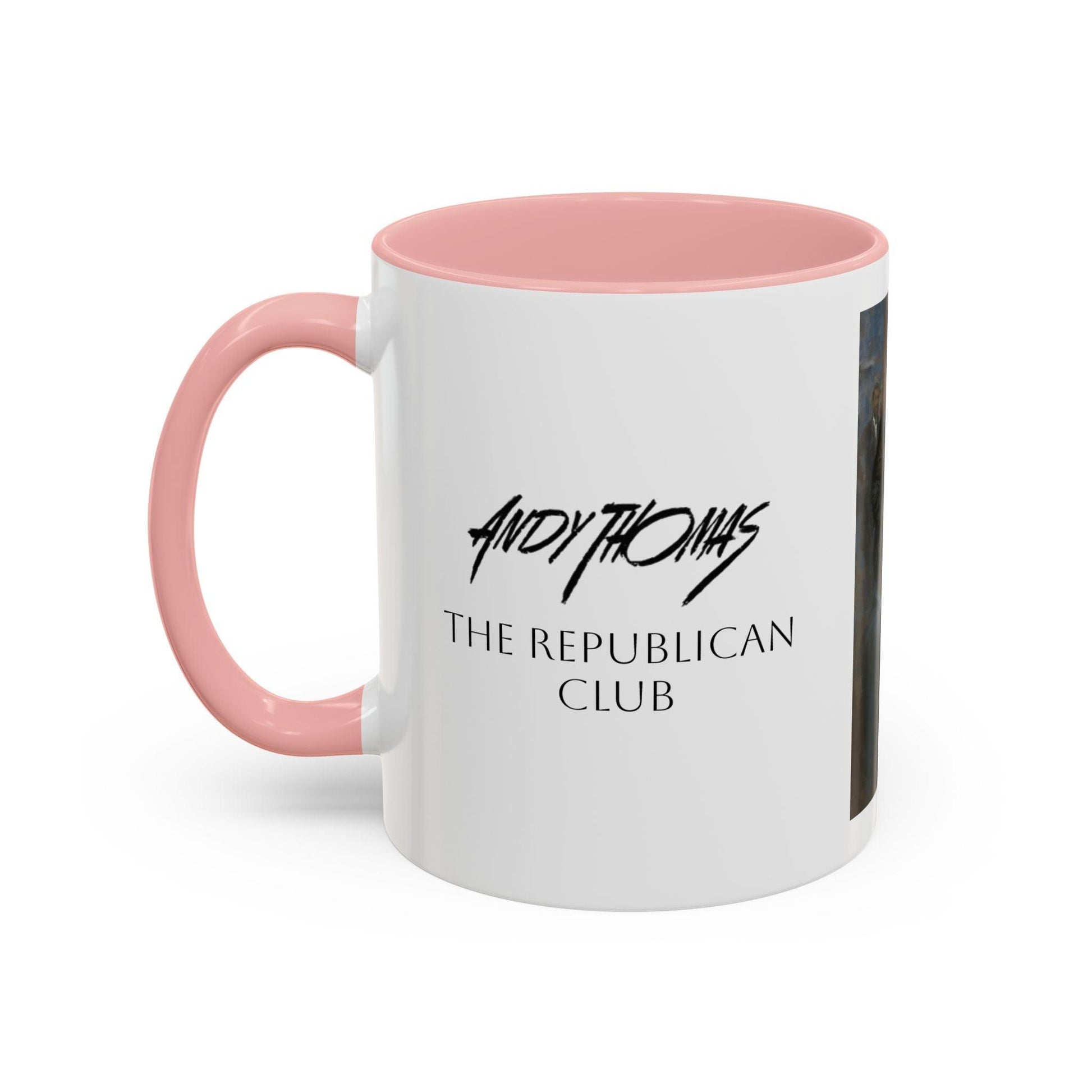 The Repub Club Coffee Mug - Elegant Accent Coffee Mug 11oz & 15oz - Presidential Gathering Design feat. Trump - Andy Thomas Designs