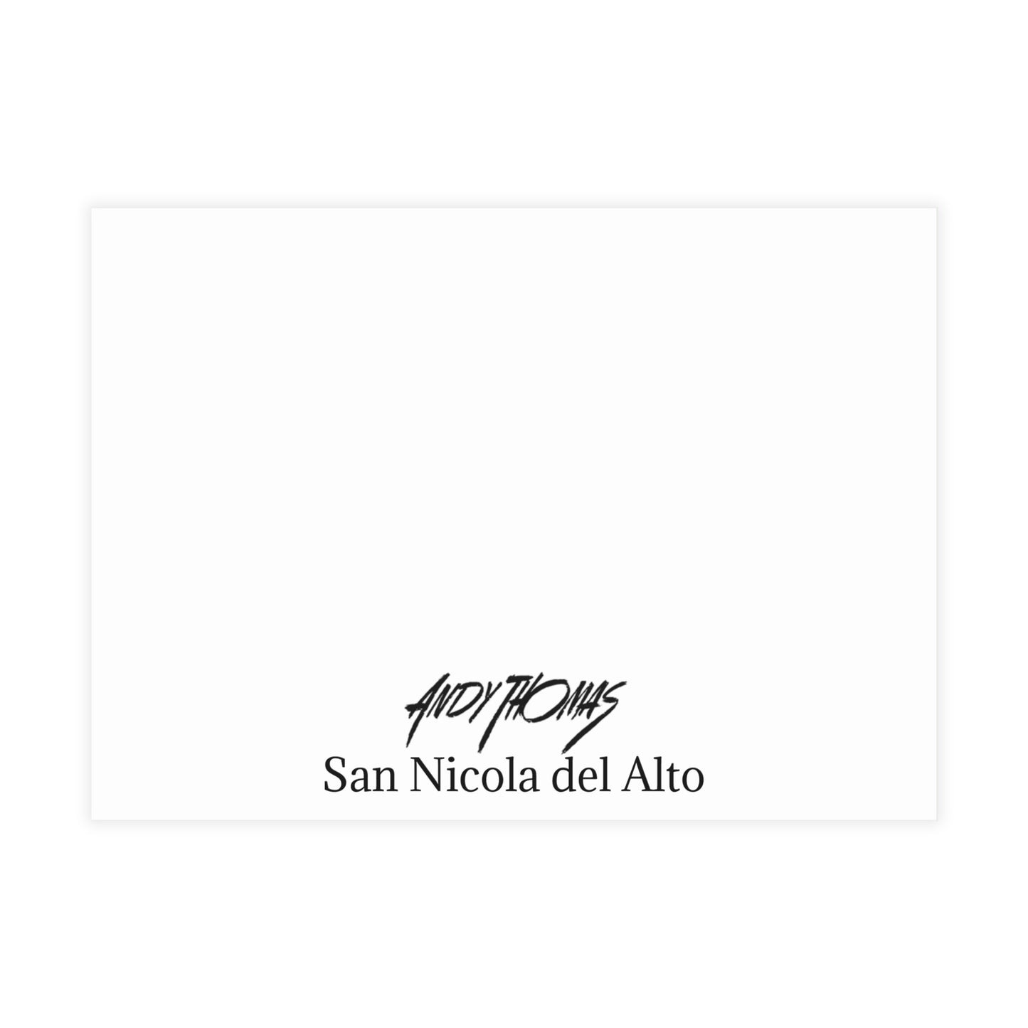 San Nicola del Alto | Elegant Italian Landscape Postcard Bundle - Envelopes Included