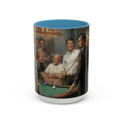 Callin the Blue Coffee Mug - Elegant Accent Coffee Mug 11oz & 15oz with Presidential Gathering Design