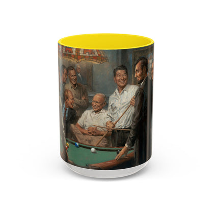 Callin the Blue Coffee Mug - Elegant Accent Coffee Mug 11oz & 15oz with Presidential Gathering Design
