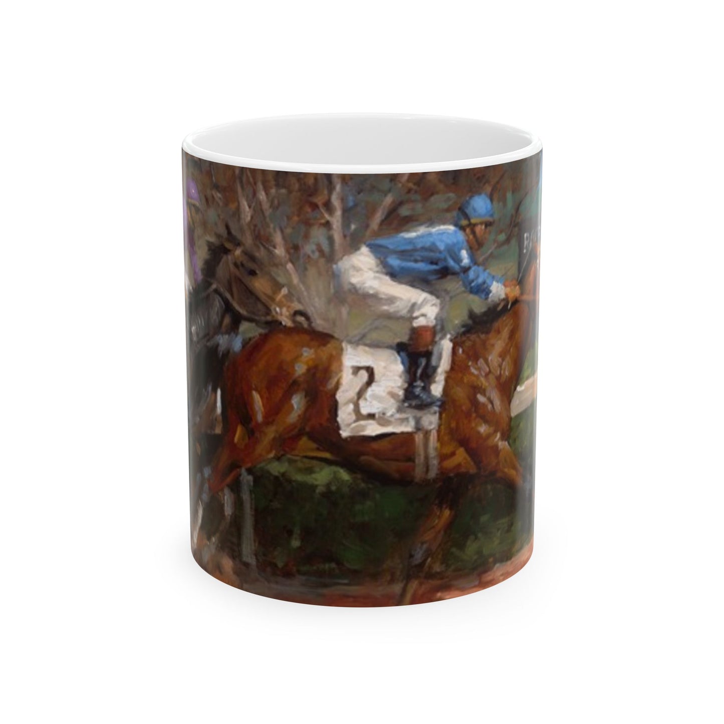 Horse Race 3 | Ceramic Mug — Coffee Cup (11oz/15oz)