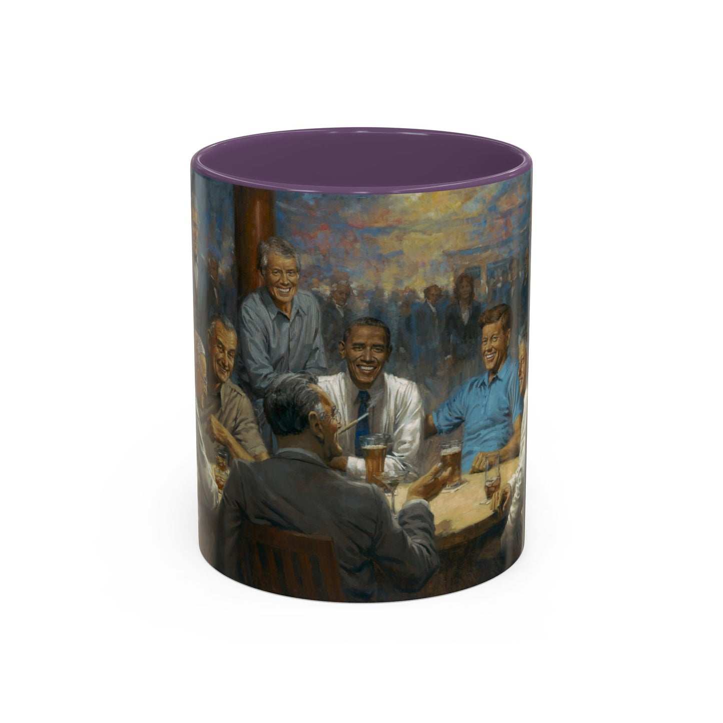 The Democrat Club Coffee Mug - 11oz & 15oz - Past Democrat Presidents Social Club with Obama