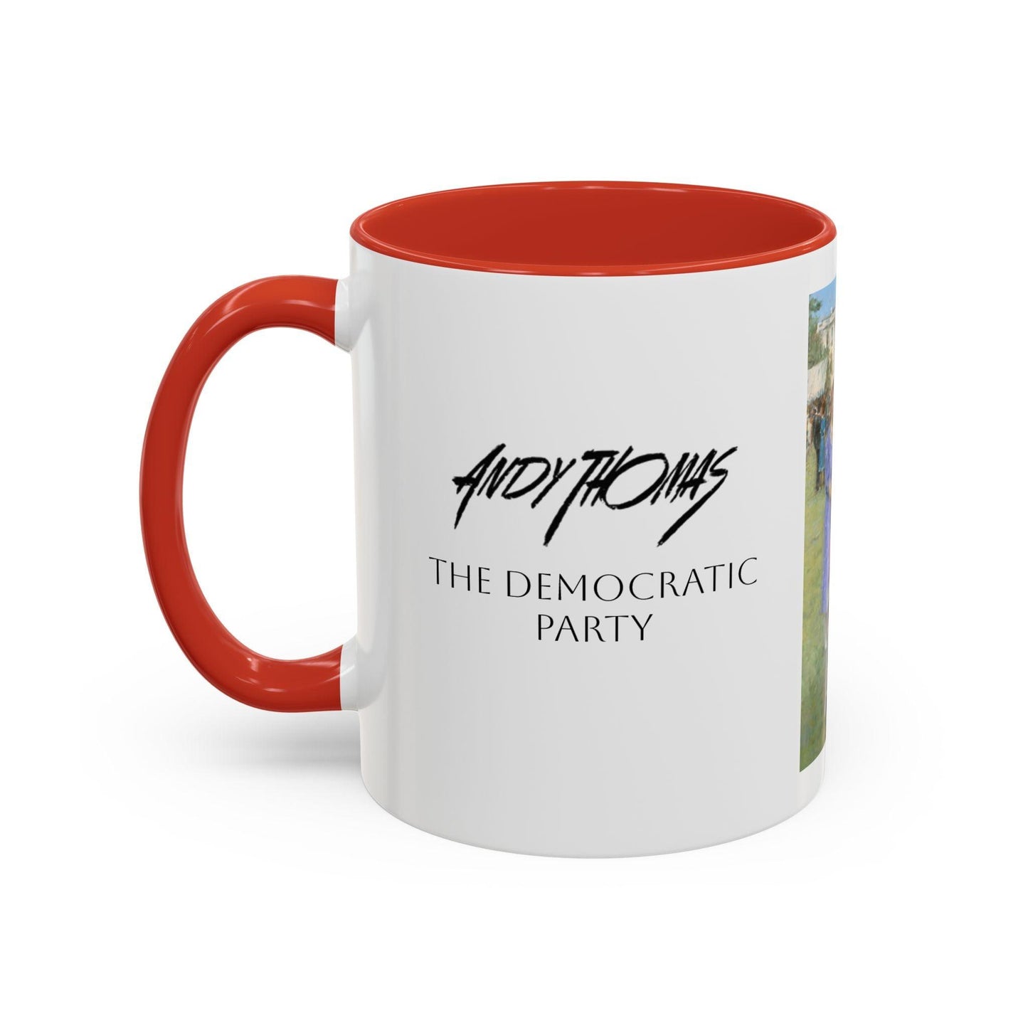 The Dem. Party - Elegant Event Themed Coffee Mug - 11oz & 15oz - Whitehouse Gathering with Biden - Andy Thomas Designs