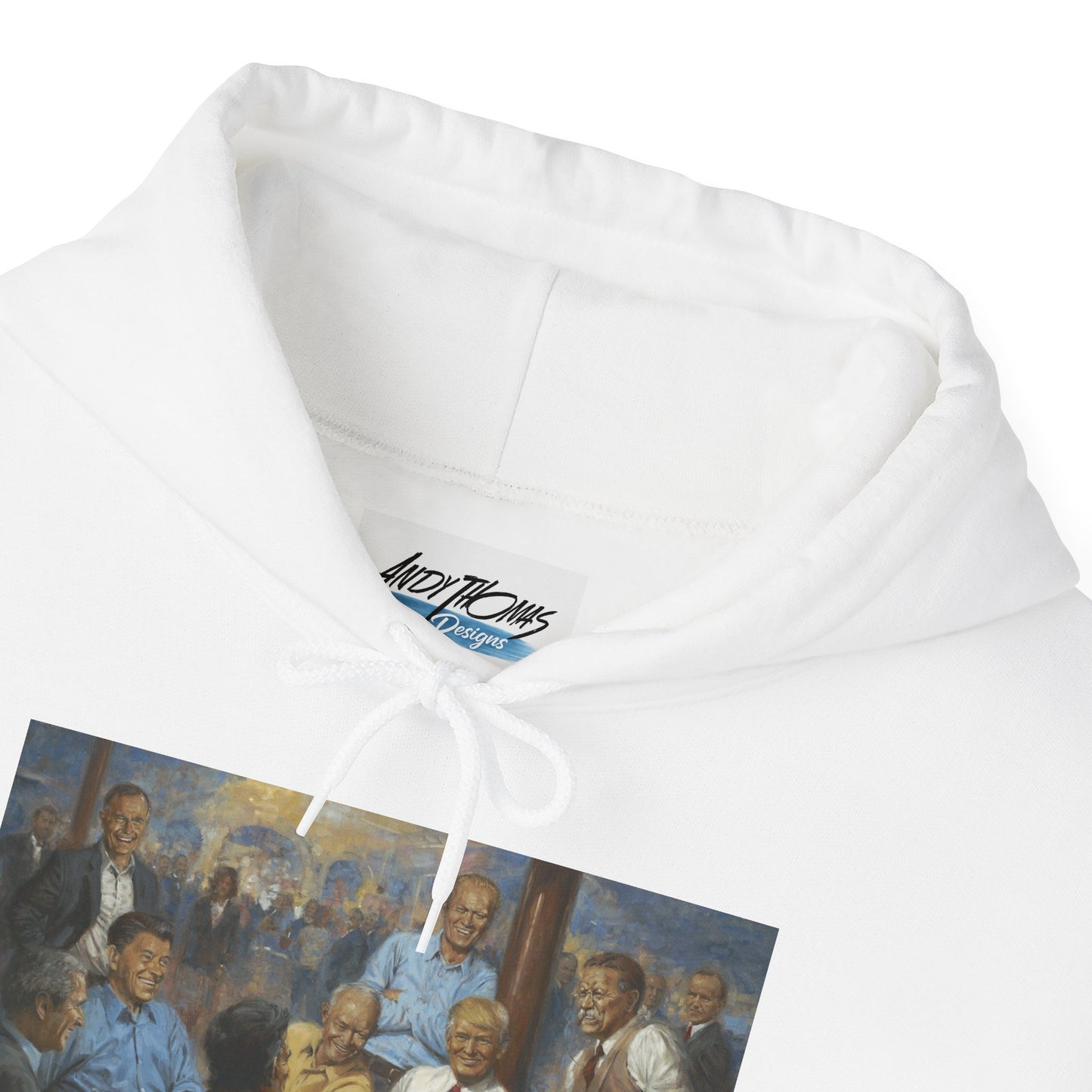 The Republican Club Hoodie — Vintage Presidential Group Portrait Pullover