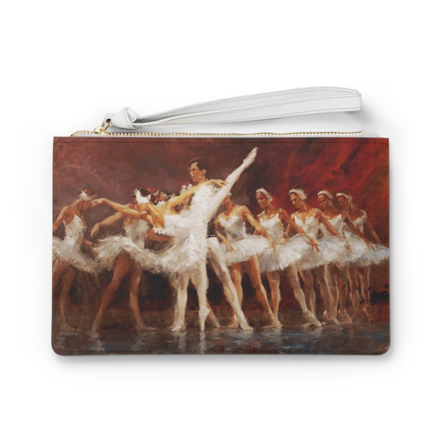 Ballet Dancers Clutch — Dance Heart Print Wristlet Purse