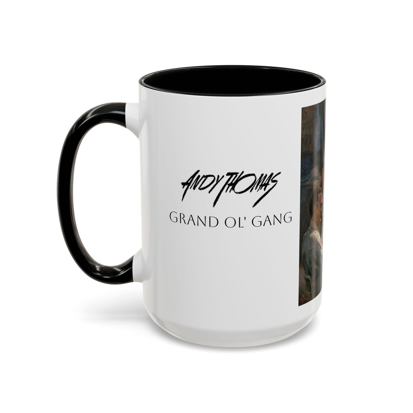 Grand Ol' Gang - Elegant Accent Coffee Mug 11oz & 15oz - US Presidents Playing Poker - Andy Thomas Designs