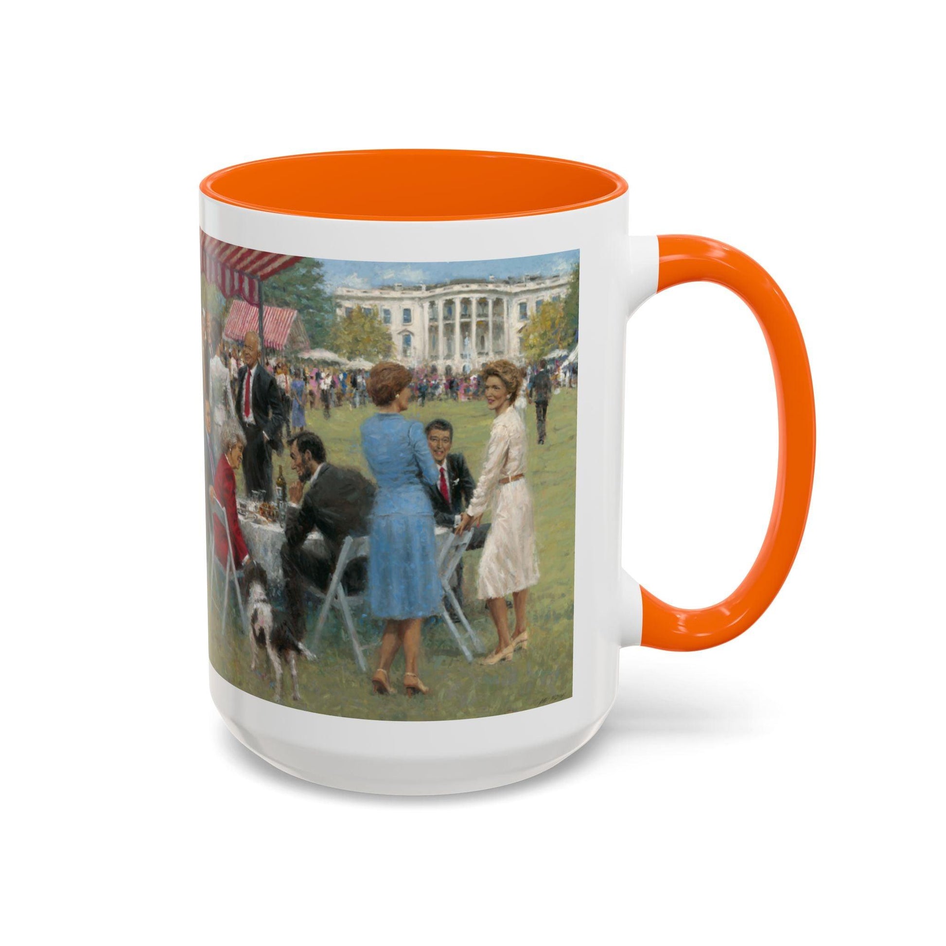 The Repub. Party Coffee Mug - Elegant Accent Coffee Mug 11oz & 15oz with Presidential Gathering Design - Andy Thomas Designs