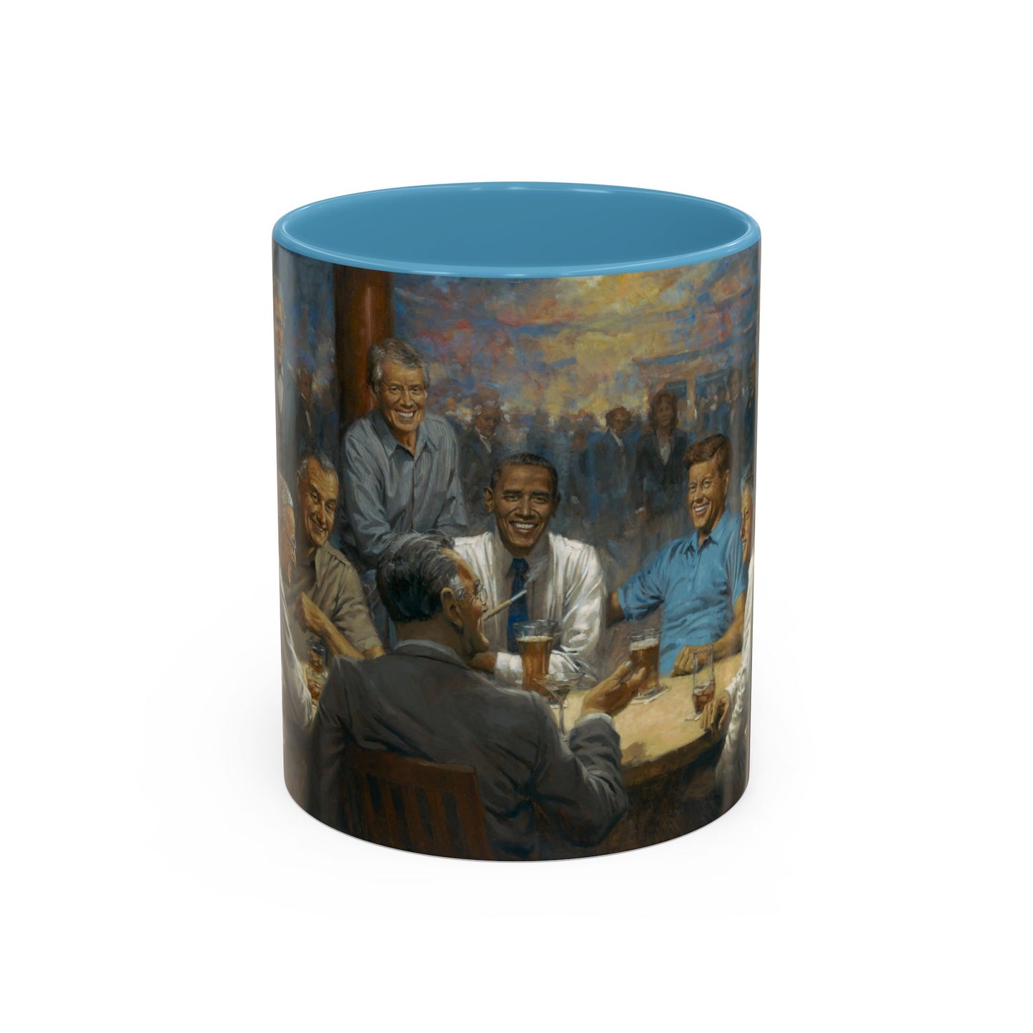 The Democrat Club Coffee Mug - 11oz & 15oz - Past Democrat Presidents Social Club with Obama