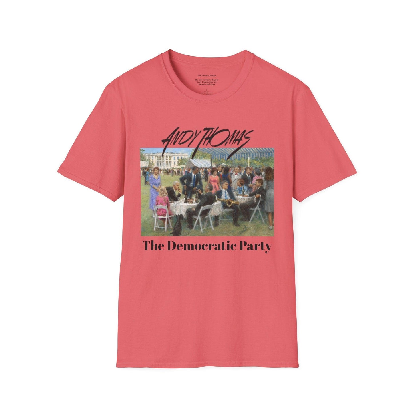 The Dem. Party T-Shirt - President Party at the Whitehouse with Past Presidents. - Andy Thomas Designs