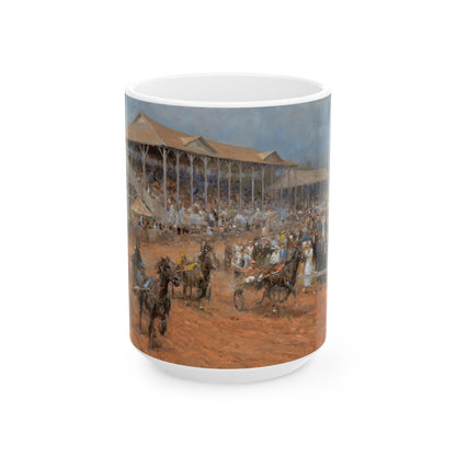 A Day at the Races | Ceramic Mug — Coffee Cup (11oz/15oz)