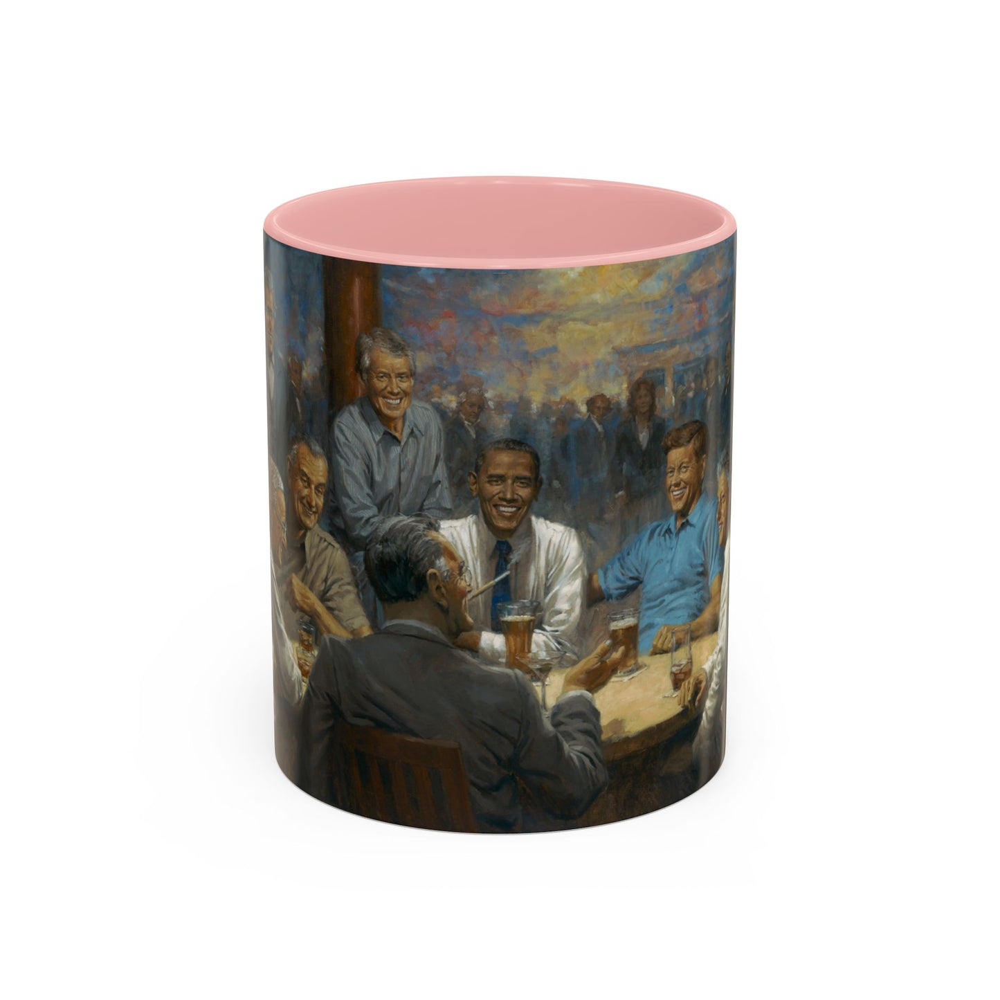 The Democrat Club Coffee Mug - 11oz & 15oz - Past Democrat Presidents Social Club with Obama