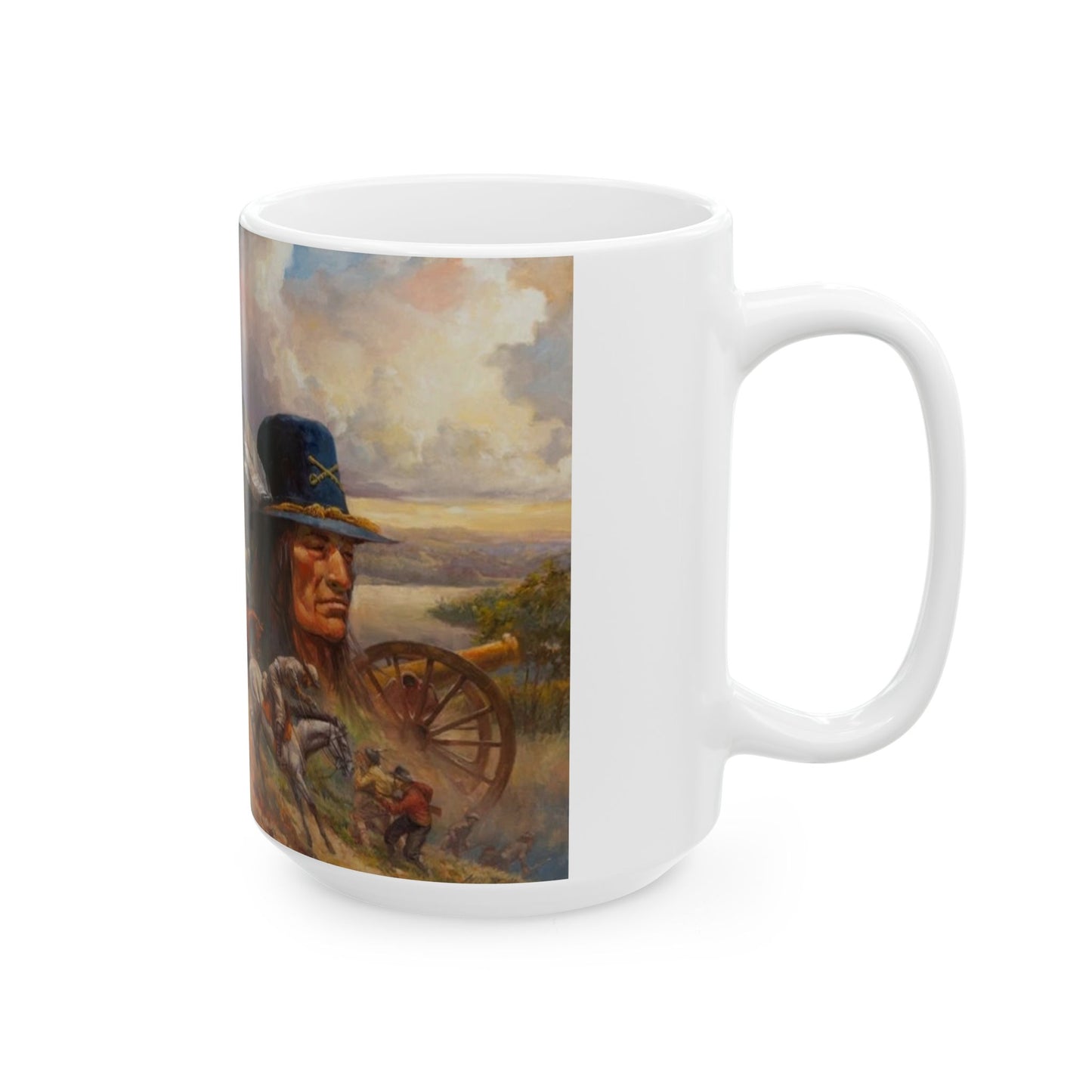 Civil War in Indian Territory | Native American | Ceramic Mug — Coffee Cup (11oz/15oz)