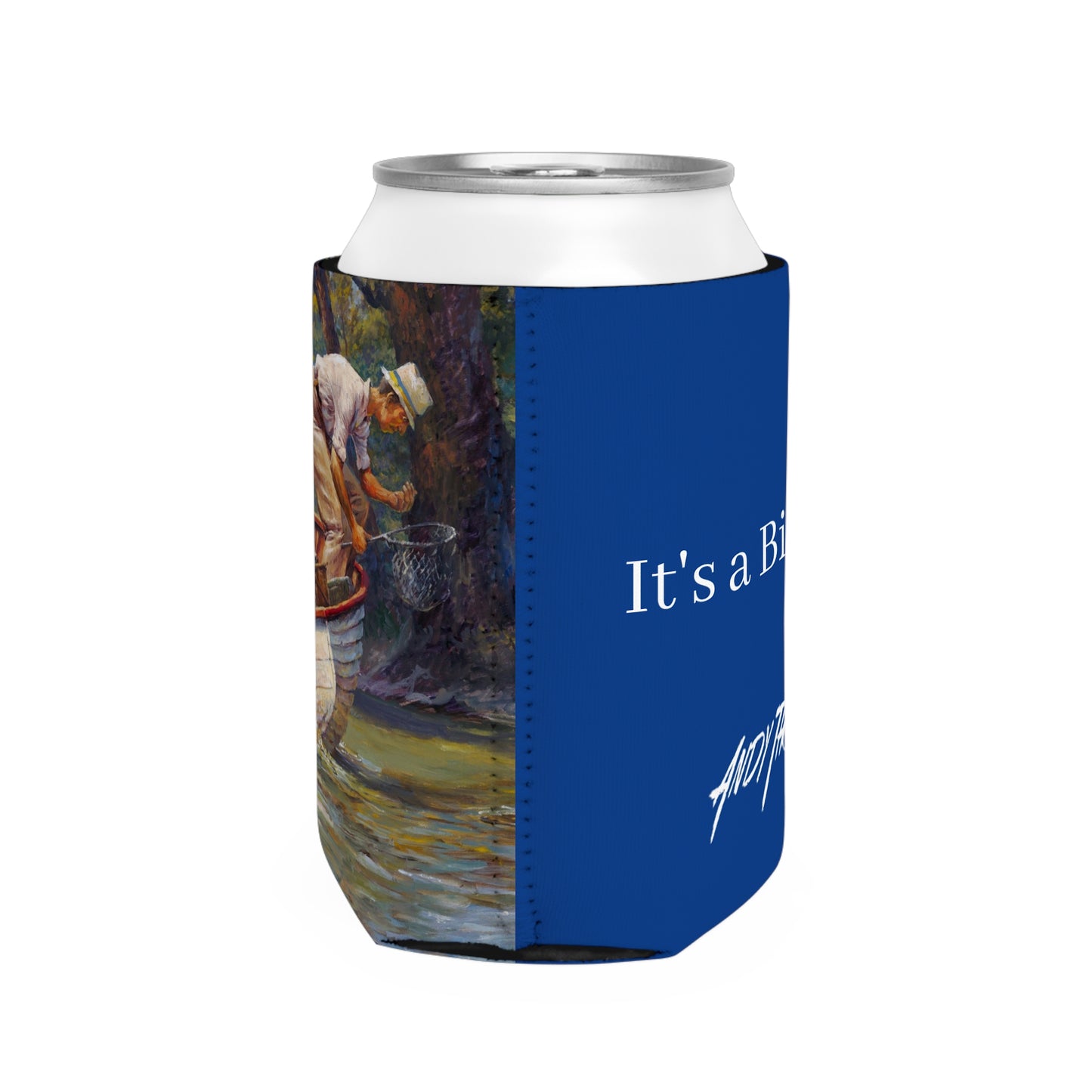It's a Big One - Fishing-Themed Can Cooler Sleeve