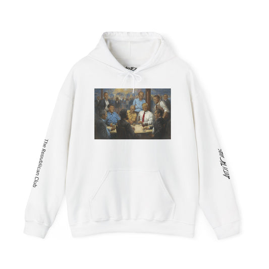 The Republican Club Hoodie — Vintage Presidential Group Portrait Pullover