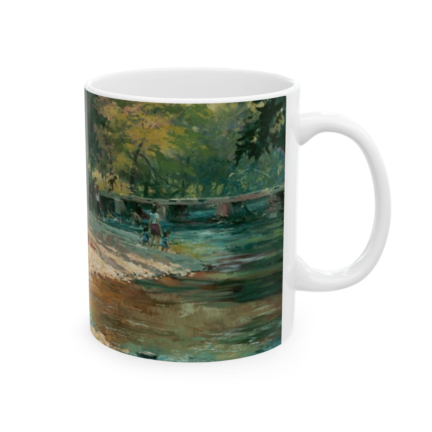 Grandma at the Lake | Ceramic Mug — Coffee Cup (11oz/15oz)