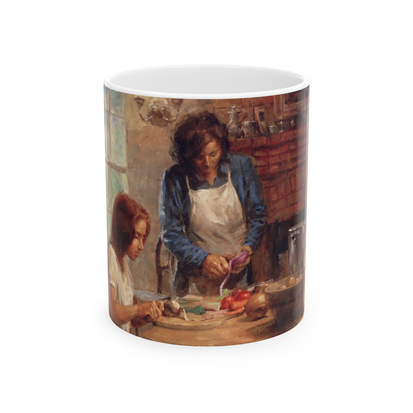 Life Lessons | Mother & Daughter | Ceramic Mug — Coffee Cup (11oz/15oz)